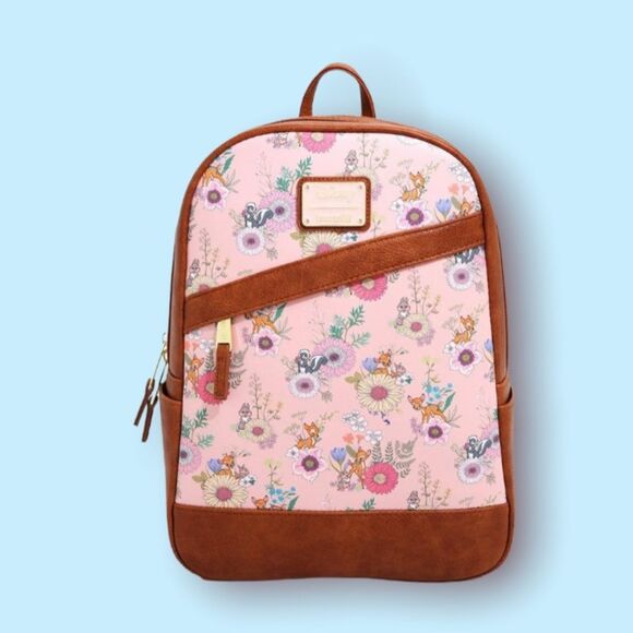 Loungefly Disney Bambi Cast Floral Mini Backpack - Picture 1 of 3